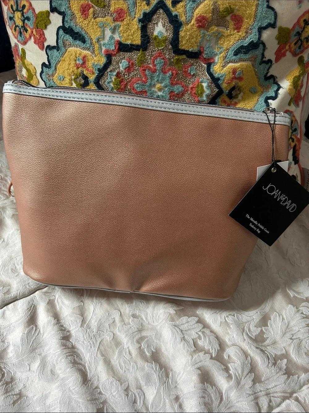 Joan & David blush pink
